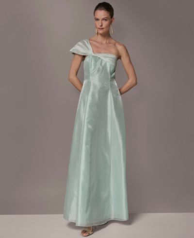Donna Karan New York бальное платье на одно плечо, Petite