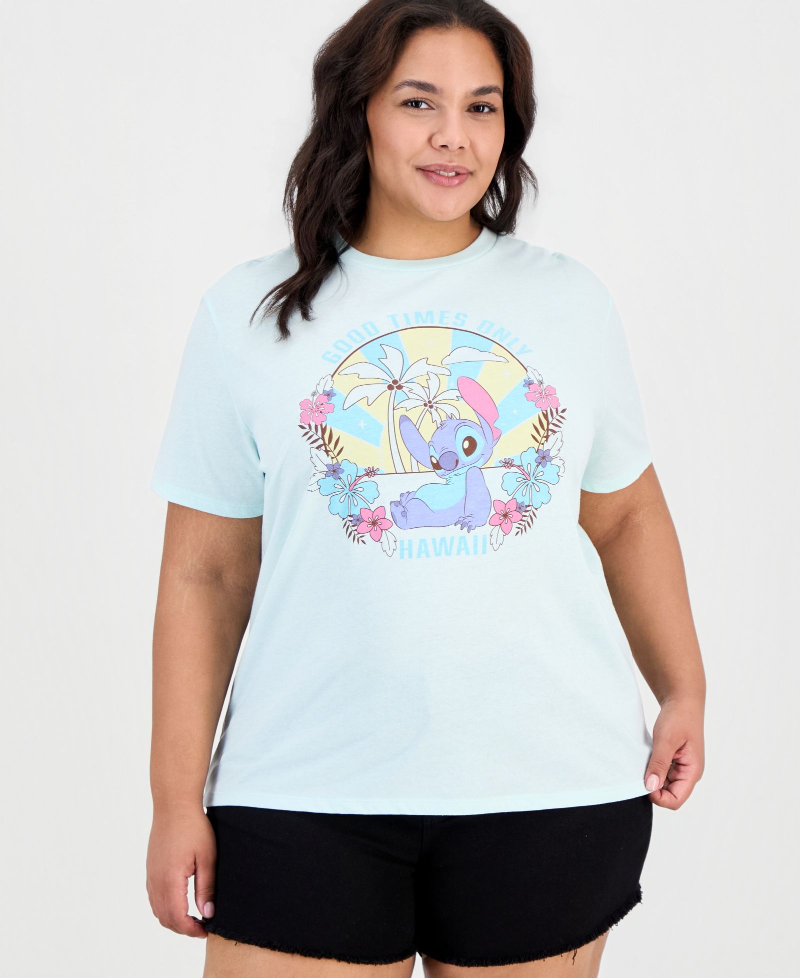 Футболка Disney Trendy Plus Good Times Stitch Crewneck