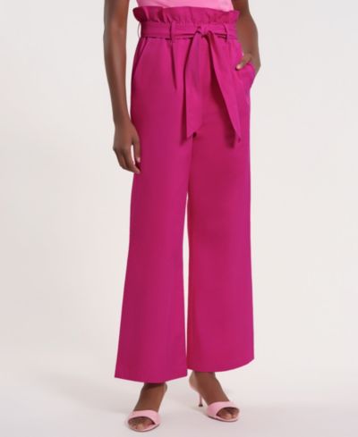 Брюки Isaac Mizrahi Women's Wide-Leg Clinched Waist