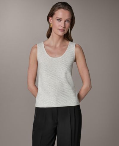 Женский топ Donna Karan New York Scoop Neck Sequin Cami