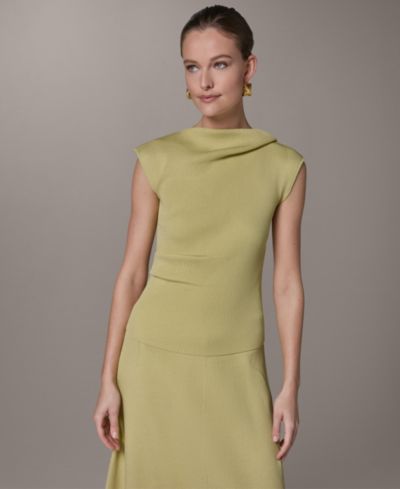 Donna Karan New York Women's Sleeveless Sweater Top