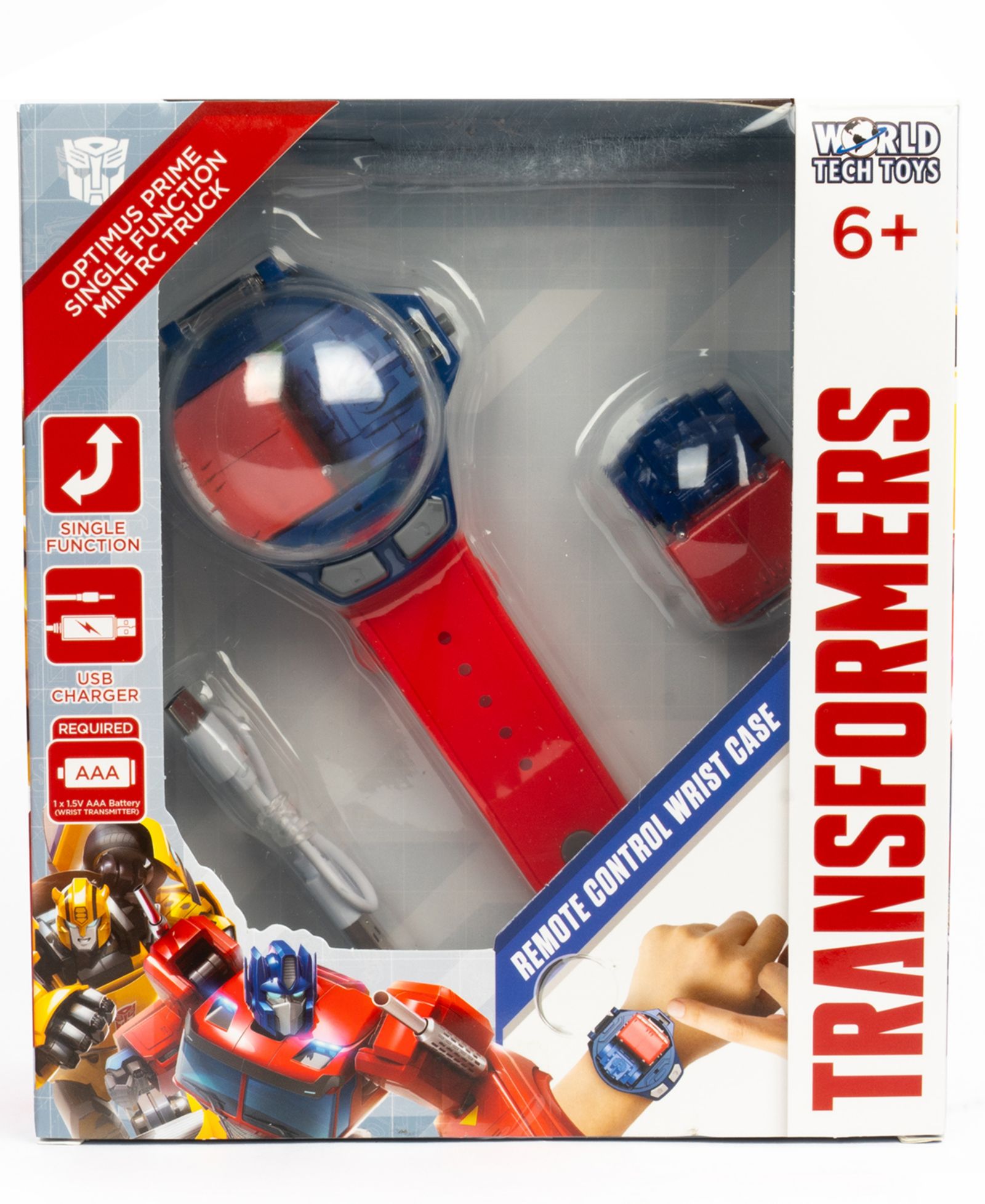 World Tech Toys мини RC грузовик Optimus Transformers Wrist Case