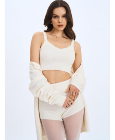 Женский трикотажный топ Miss Circle Selene с V-образным вырезом