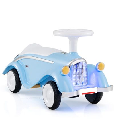 Slickblue Classic Sliding Car Ride-On Toy with LED Headlight & Horn, 33 lbs., Ages 19-36 Months