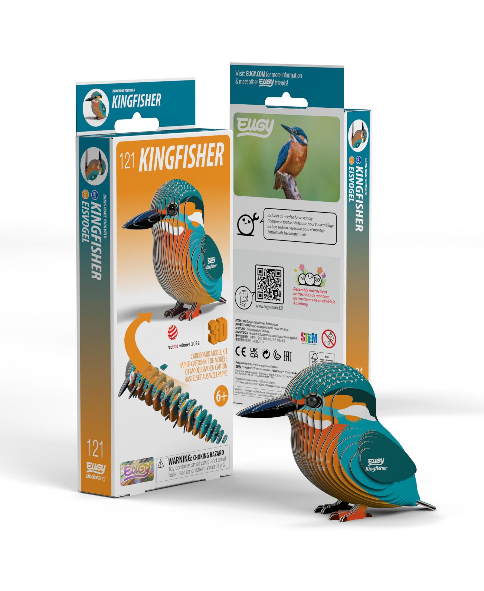 3D пазл EUGY Kingfisher