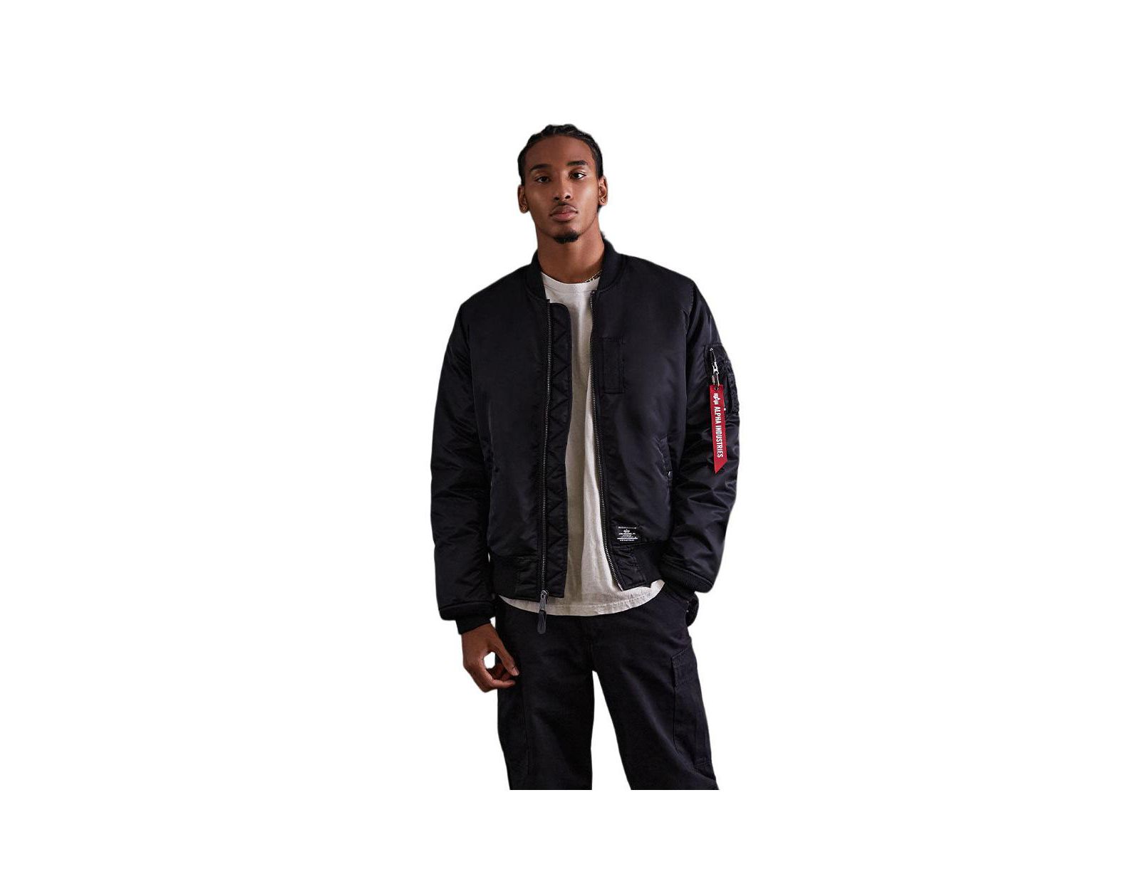 Alpha Industries Big & Tall Men Ma-1 Mod Flight Jacket