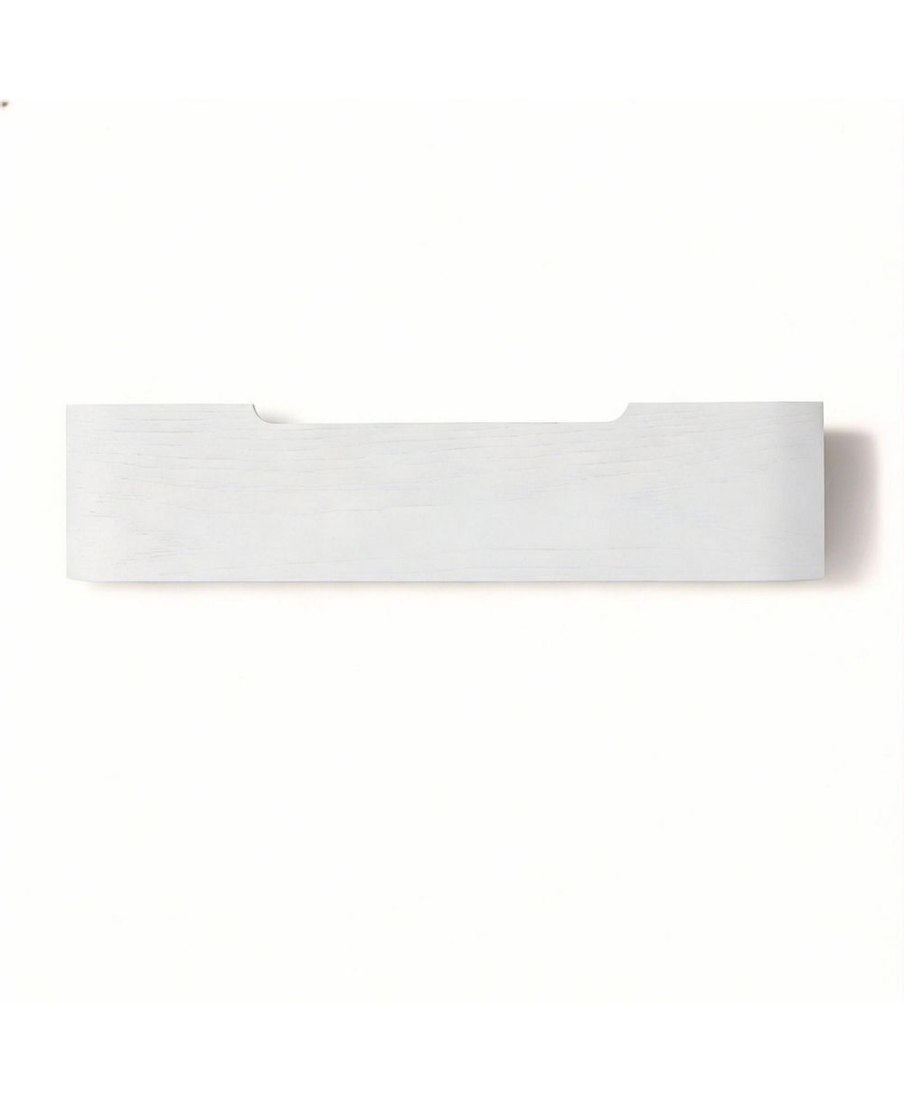 YIGII Solid Wood Wall Shelf with Hidden Hooks for Coats, Hats, Bags, Towels