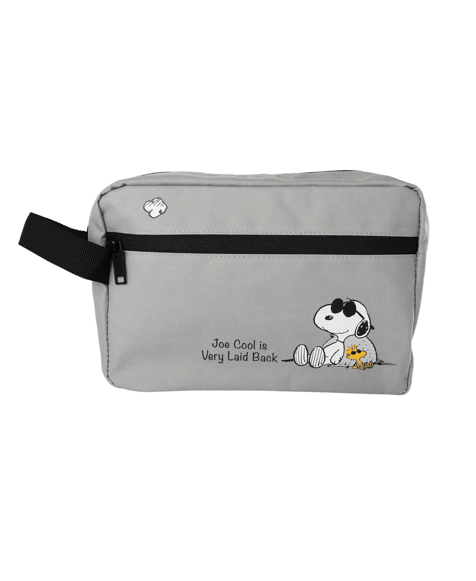 Поясная сумка Peanuts Snoopy, серый дорожный мешочек на молнии