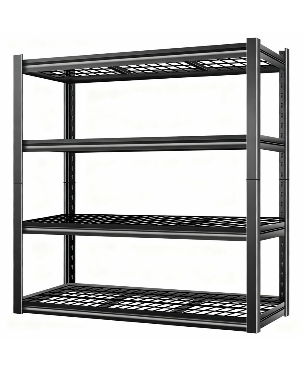 YIGII 4-Tier Adjustable Steel Shelving, 46"W x 24"D x