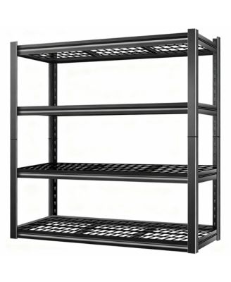 YIGII 4-Tier Adjustable Steel Shelving, 46"W x 24"D x