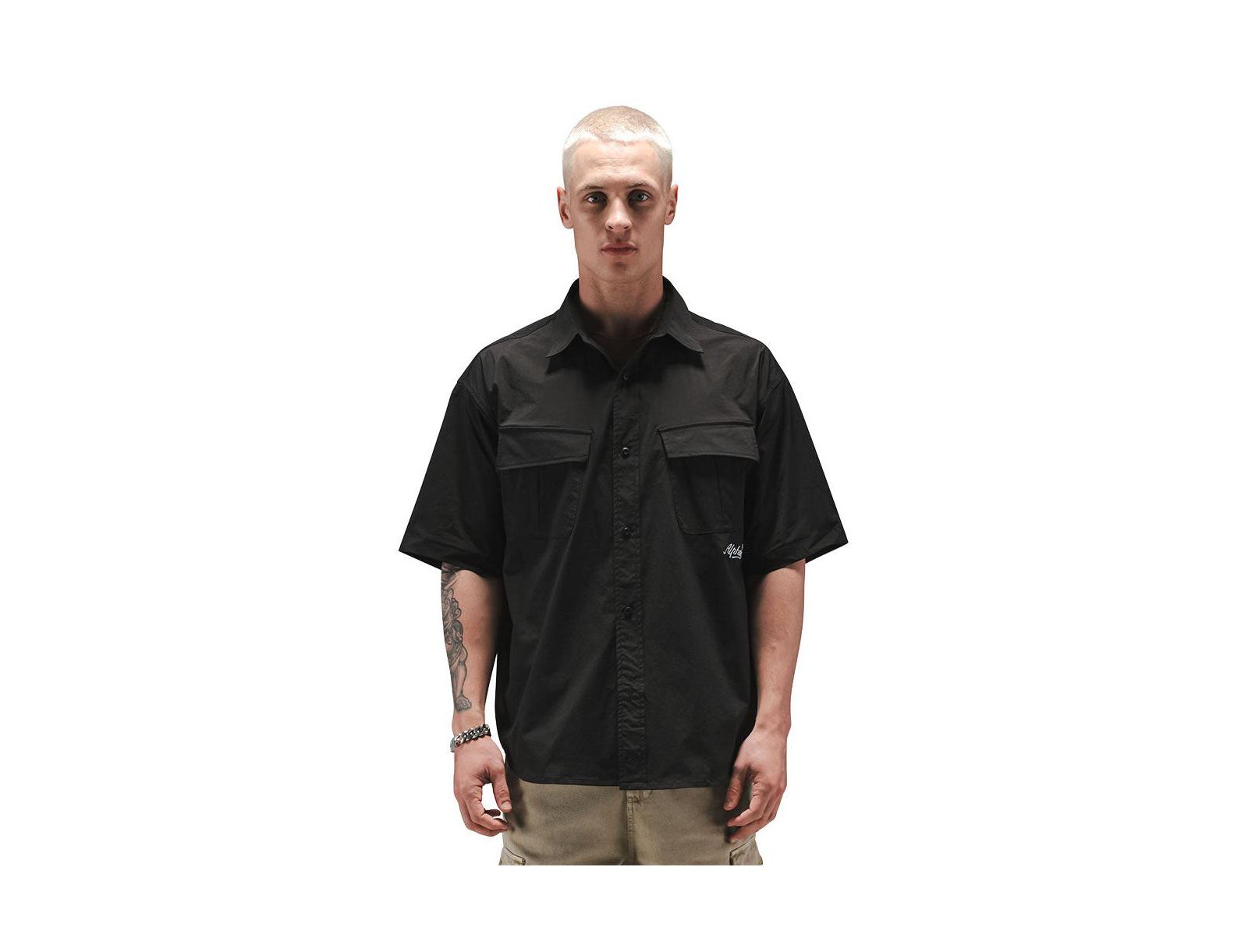 Мужская рубашка Alpha Industries SS Fatigue Relaxed Deco