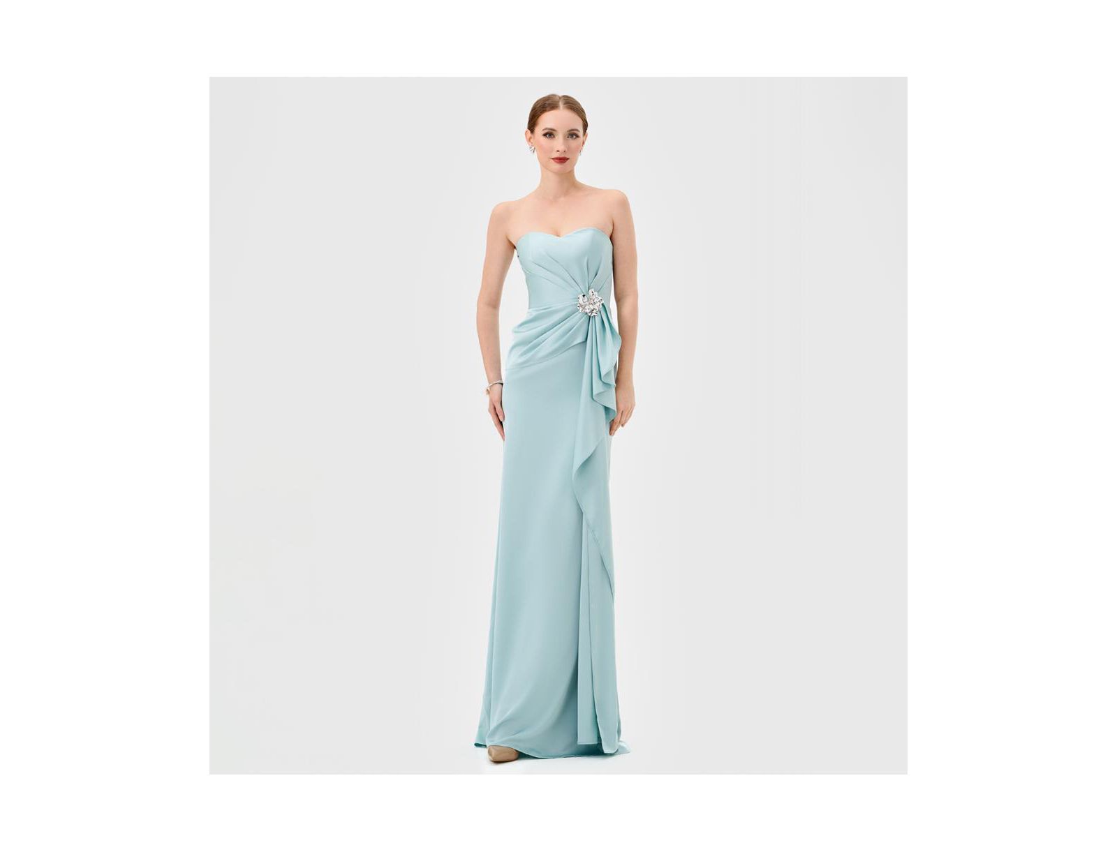 BARIANO Women's Sereya Strapless Gown