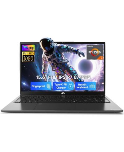 Игровой ноутбук NIMO 15.6" IPS FHD, AMD Ryzen 7 8745HS, 32GB RAM, 1TB SSD, 4.9GHz, Radeon 780M, 100W USB-C 4.0
