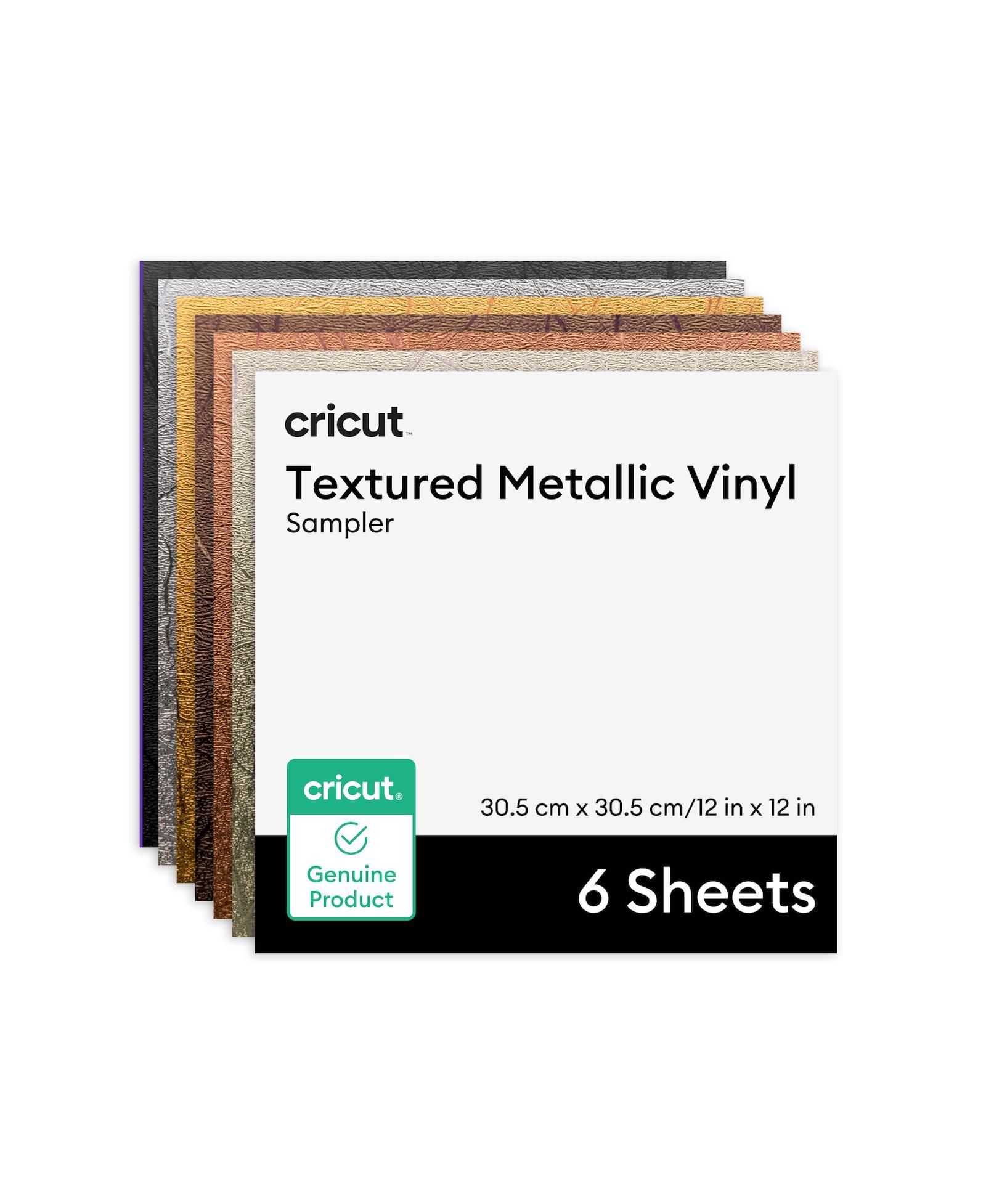 Cricut Набор металлических блестящих виниловых листов, 12 in x 12 in (6 шт)