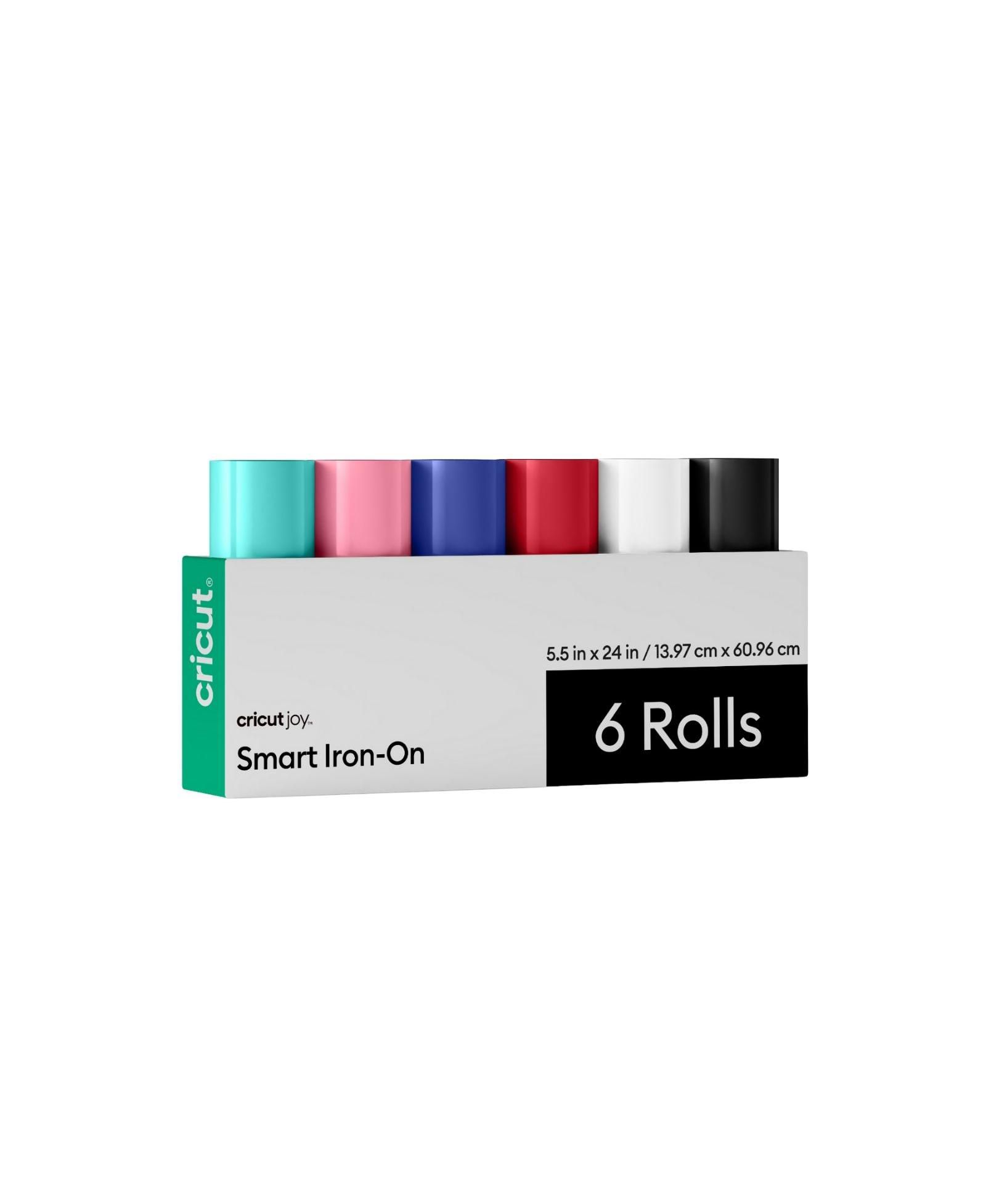 Cricut Joy Smart Iron-On Matless Heat Transfer Vinyl, Twilight Sampler - 5.5 in x 24 in (6 ct)