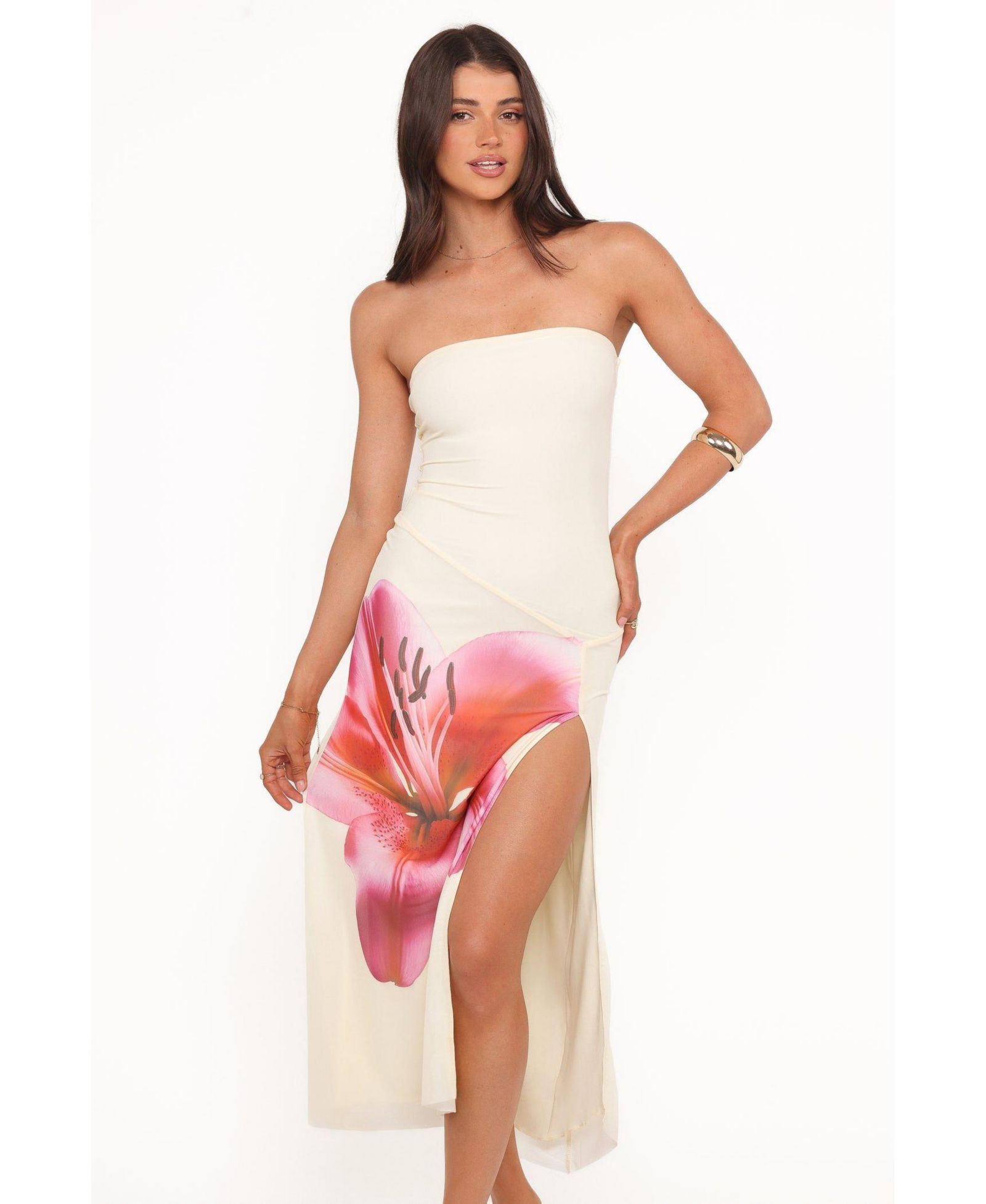 Petal and Pup Women's Iridessa Strapless Midi Dress
