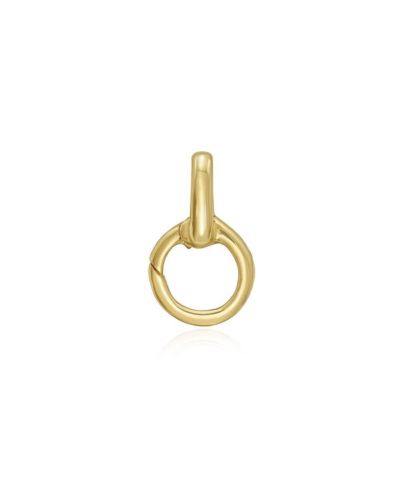 Круглый держатель для шармов The Lovery из золота 14K с ушком