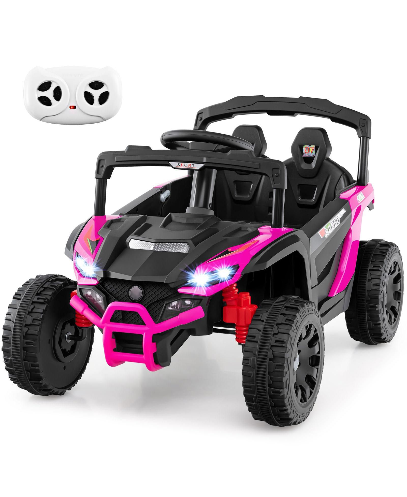 Детская электромашина Mecale 12V UTV с LED Lights, музыкой и сигналом