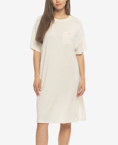 Felina Women's Lena Modal Linen Oversized Sleepshirt Style