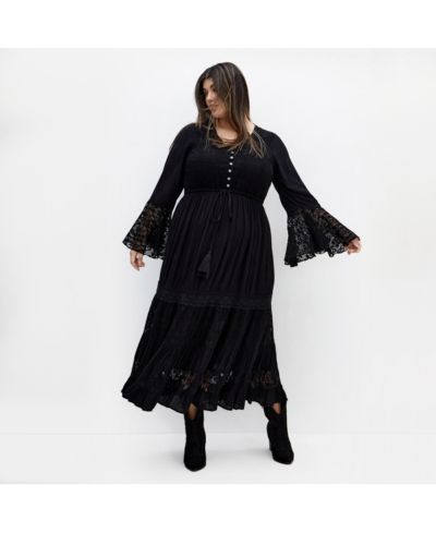 CITY CHIC Women's Tisha Lace Maxi Dress