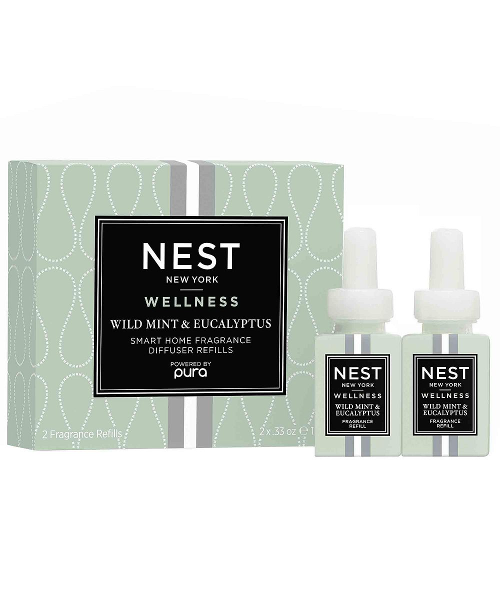 NEST New York набор из двух ароматических диффузоров Wild Mint & Eucalyptus