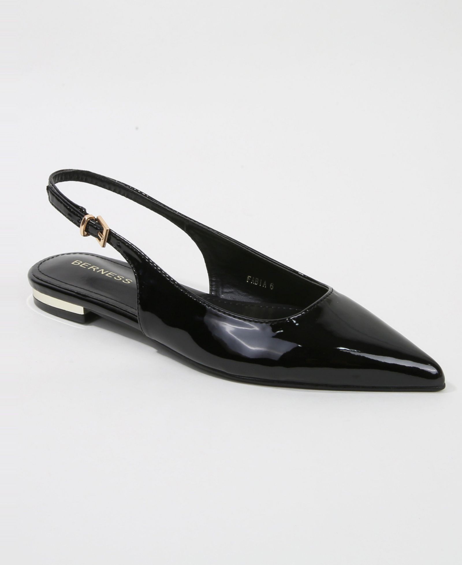 BERNESS Women's Fabia Patent Slingback Flats