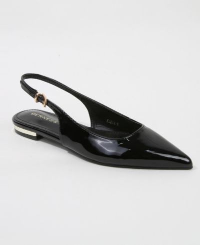 BERNESS Women's Fabia Patent Slingback Flats