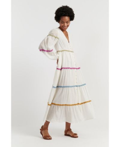 Chinti & Parker Women's Chinit and Parker Cotton Scallop Dress