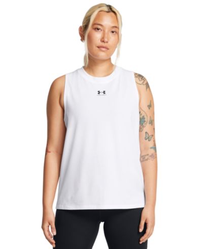 Under Armour Женский бесшовный топ без рукавов Rival Muscle