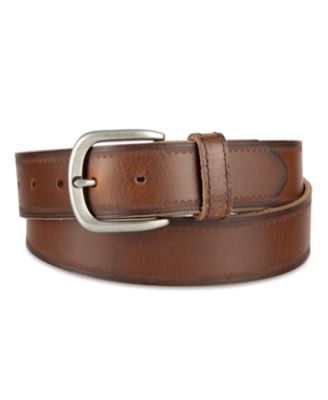 38MM Levi's Men's Western Edge Embossed Casual Leather Belt
