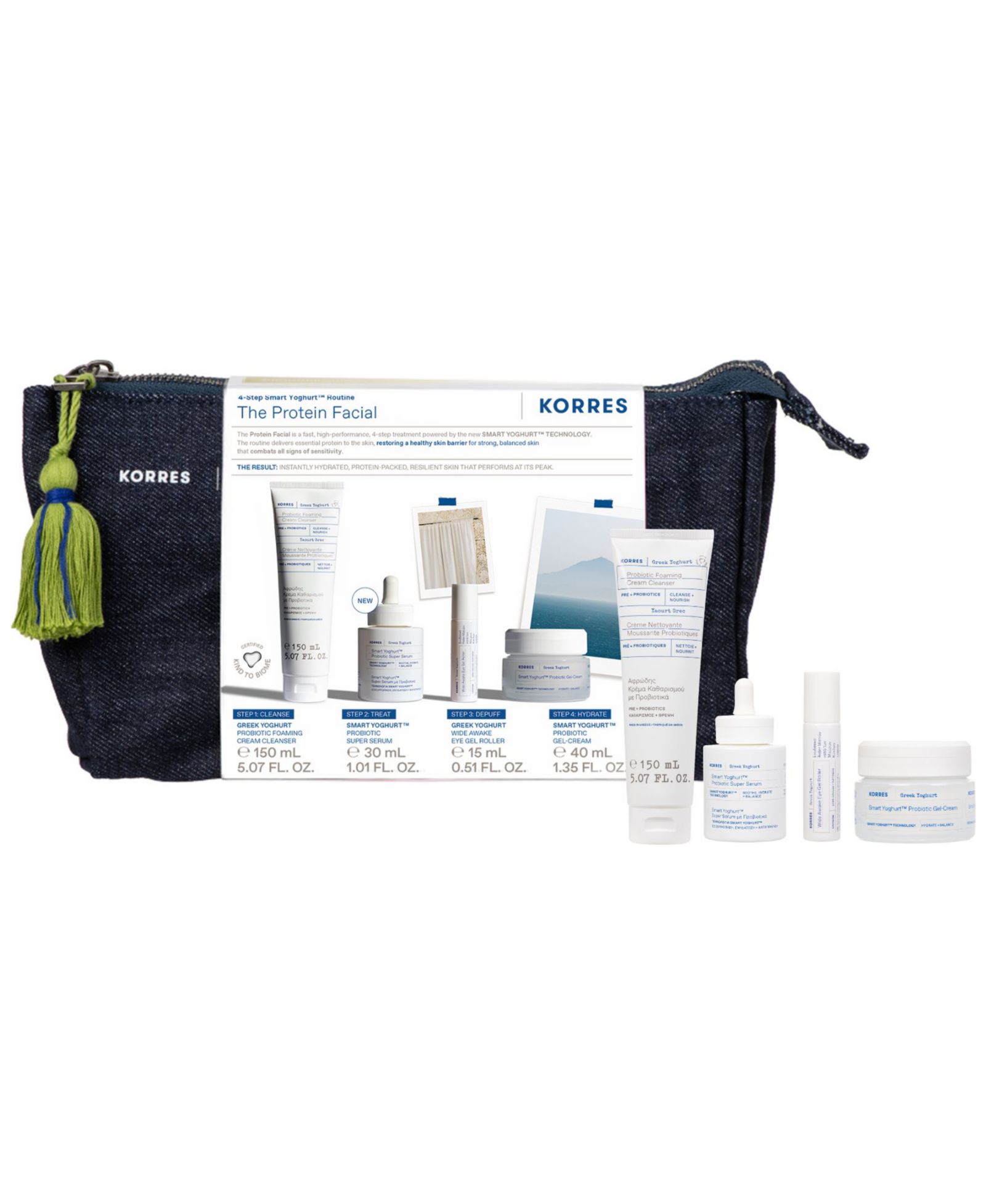 KORRES 4-Pc. Greek Yoghurt Protein Facial Set