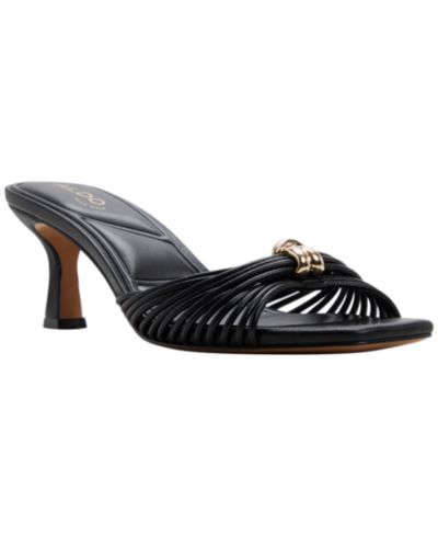 ALDO Women's Arianne Strappy Kitten Heel Dress Sandals