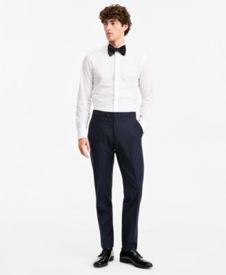 Tommy Hilfiger мужские черные брюки для смокинга с эластичной вставкой и современным кроем