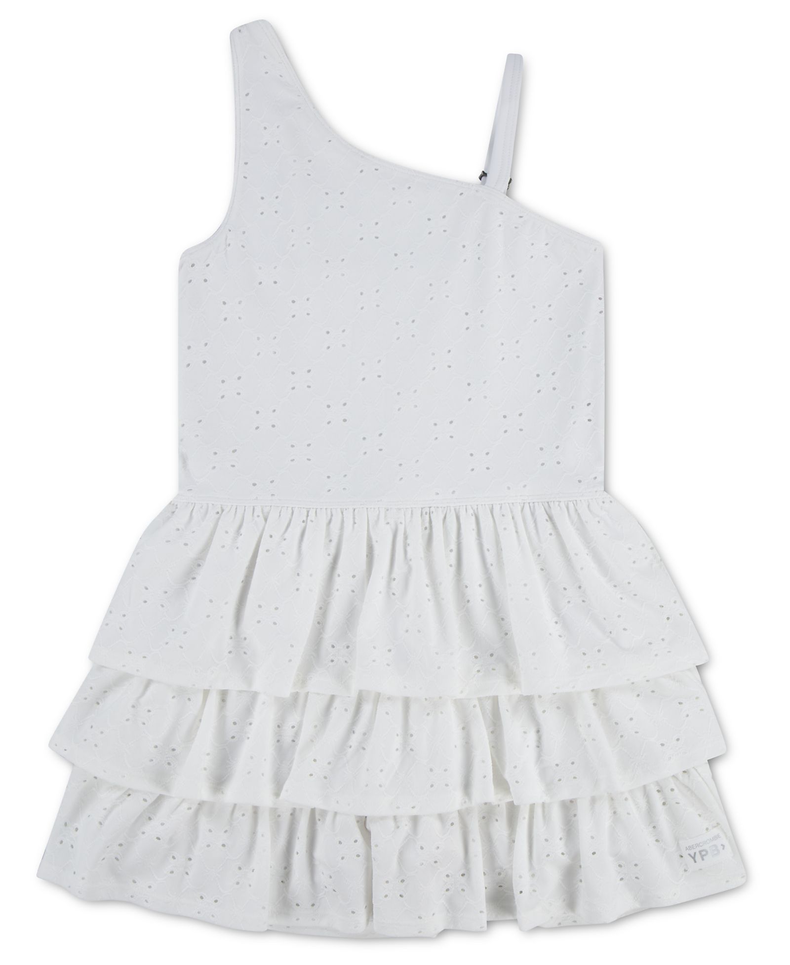 Детское мини-платье abercrombie kids YPB Eyelet One-Shoulder