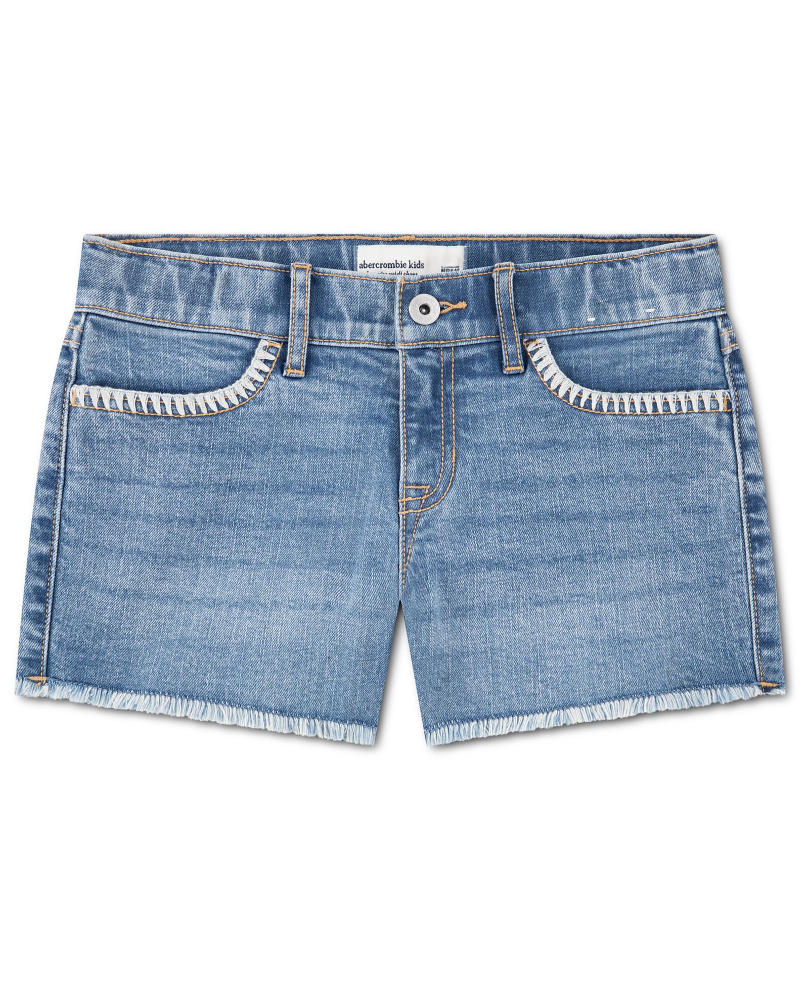 Детские джинсовые шорты abercrombie kids с низкой посадкой