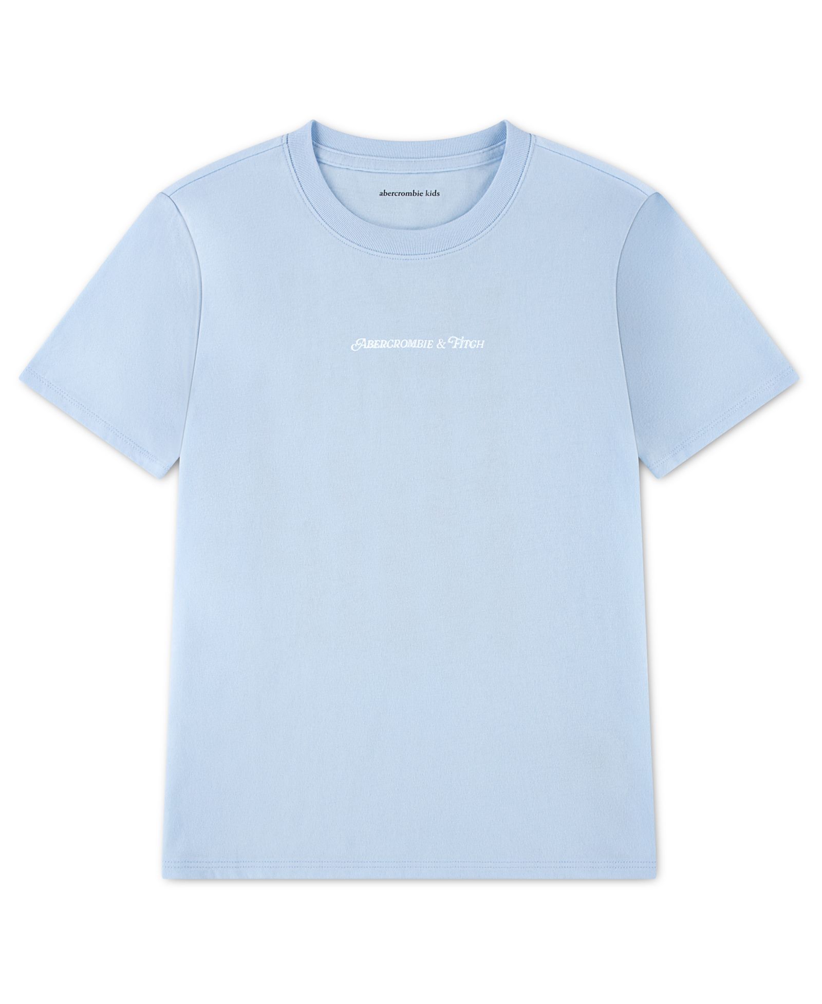 abercrombie kids Girls' Berry Flag Oversized T-Shirt