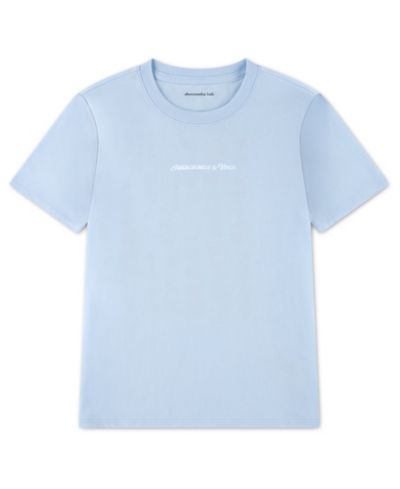 abercrombie kids футболка oversized Berry Flag для девочек