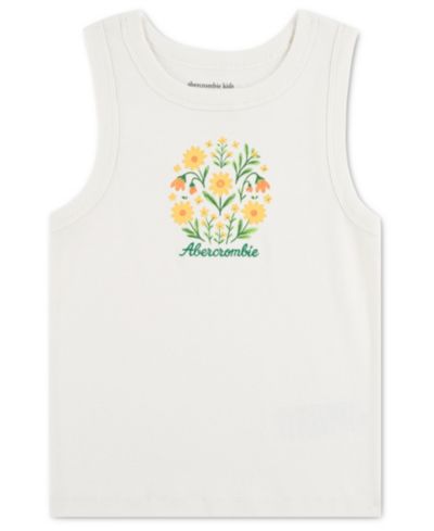 Детский топ abercrombie kids Floral Sleeveless Tank Top