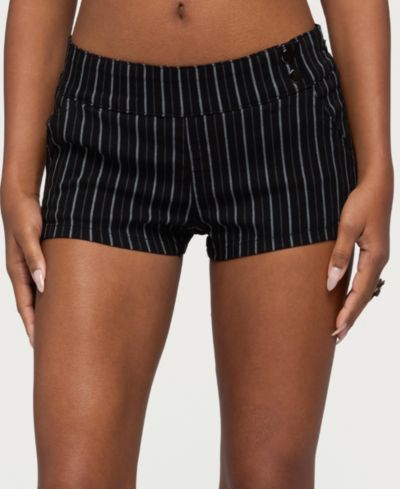 Женские микро-шорты Edikted Violetta Striped