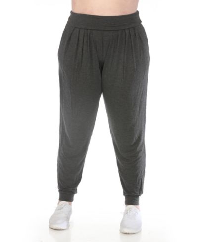 Женские плиссированные брюки для отдыха с высокой талией White Mark Plus Size