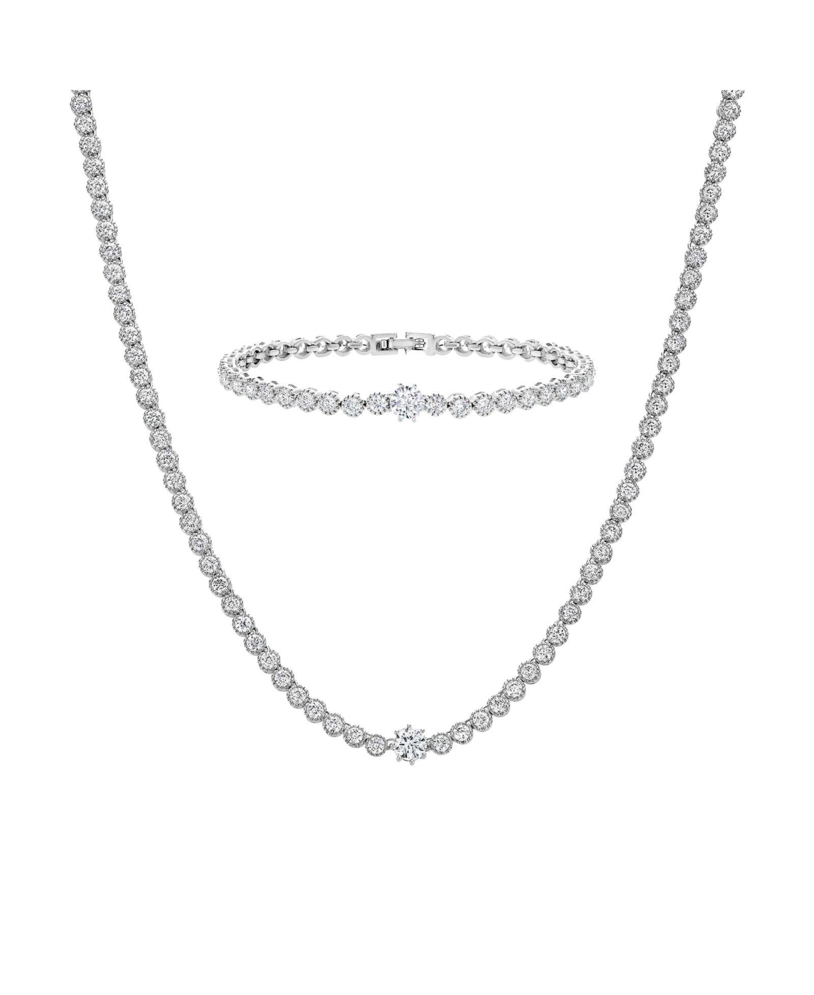 Набор колье и браслета Bearfruit Jewelry Celeste Tennis
