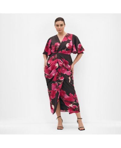 CITY CHIC Women's Braelynn Print Maxi Dress