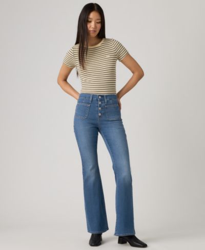 Levi's Женские джинсы 726 с завышенной талией и расклешенными штанинами