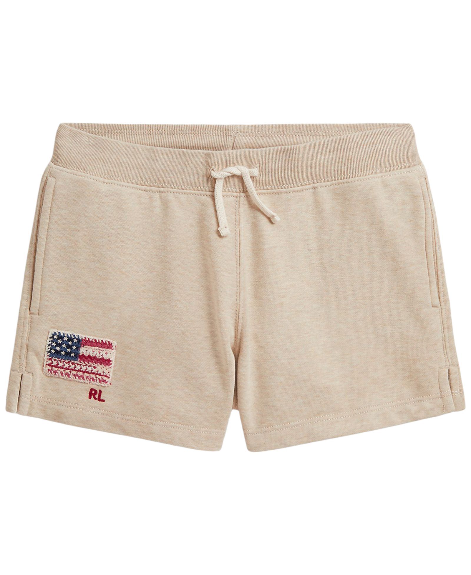 Polo Ralph Lauren Girls' 7-16 Flag Terry Pull-On Shorts