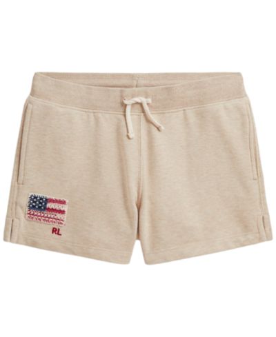 Polo Ralph Lauren Детские шорты Flag Terry с высокой посадкой, 7-16