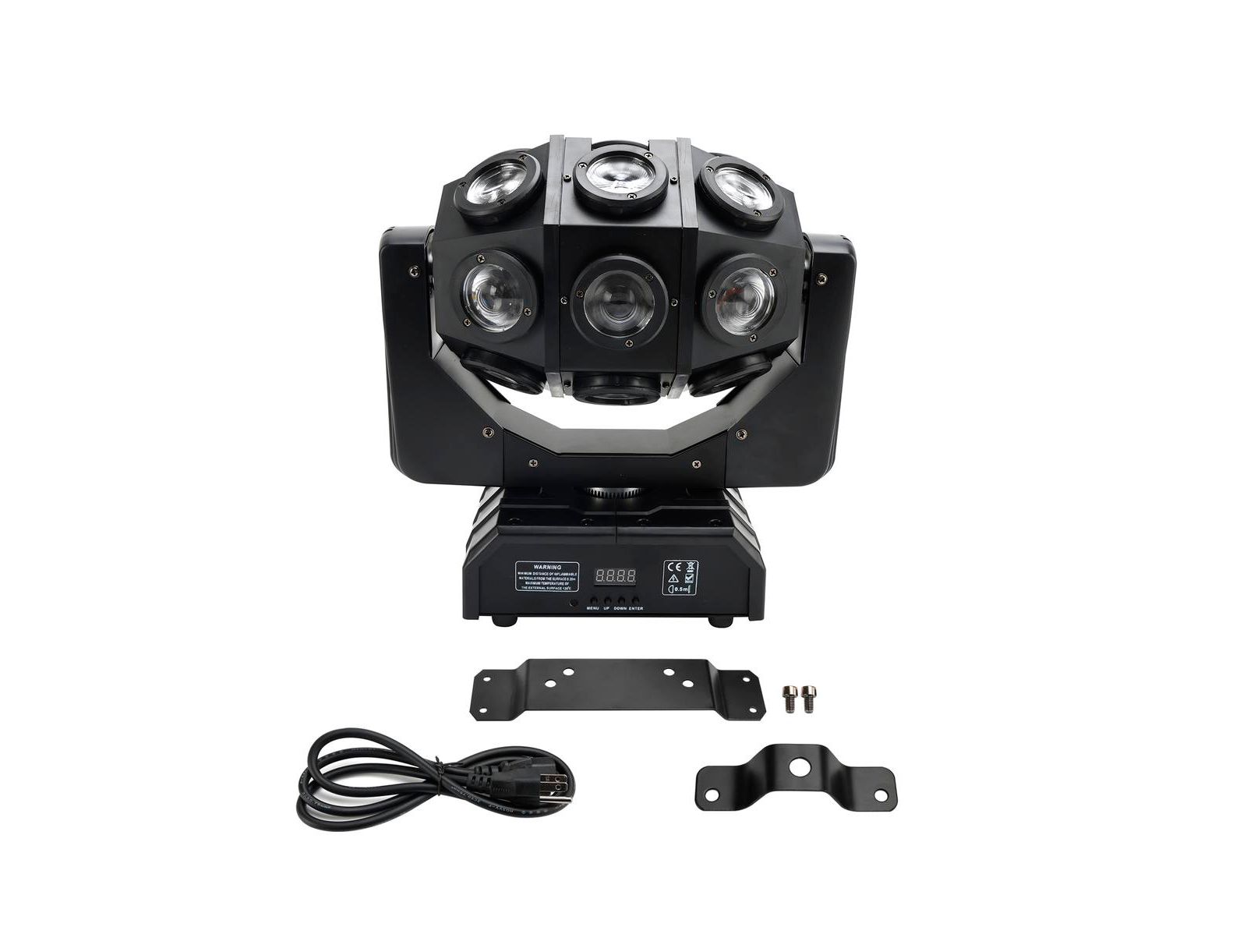 Сценический прожектор Artudatech 180W RGBW Moving Head с регулируемым стробоскопом, DMX и автосинхронизацией музыки