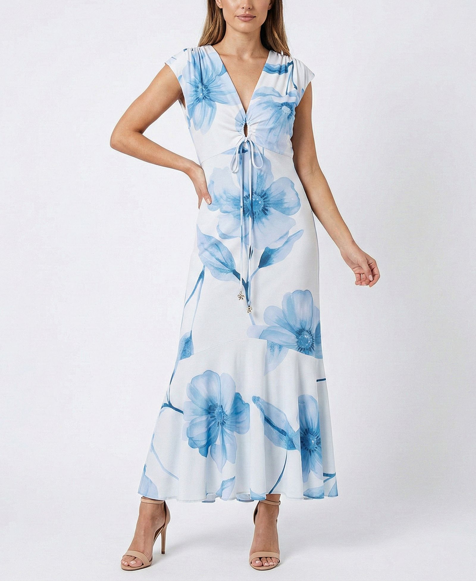 Taylor Women's V-Neck Fit & Flare Dress