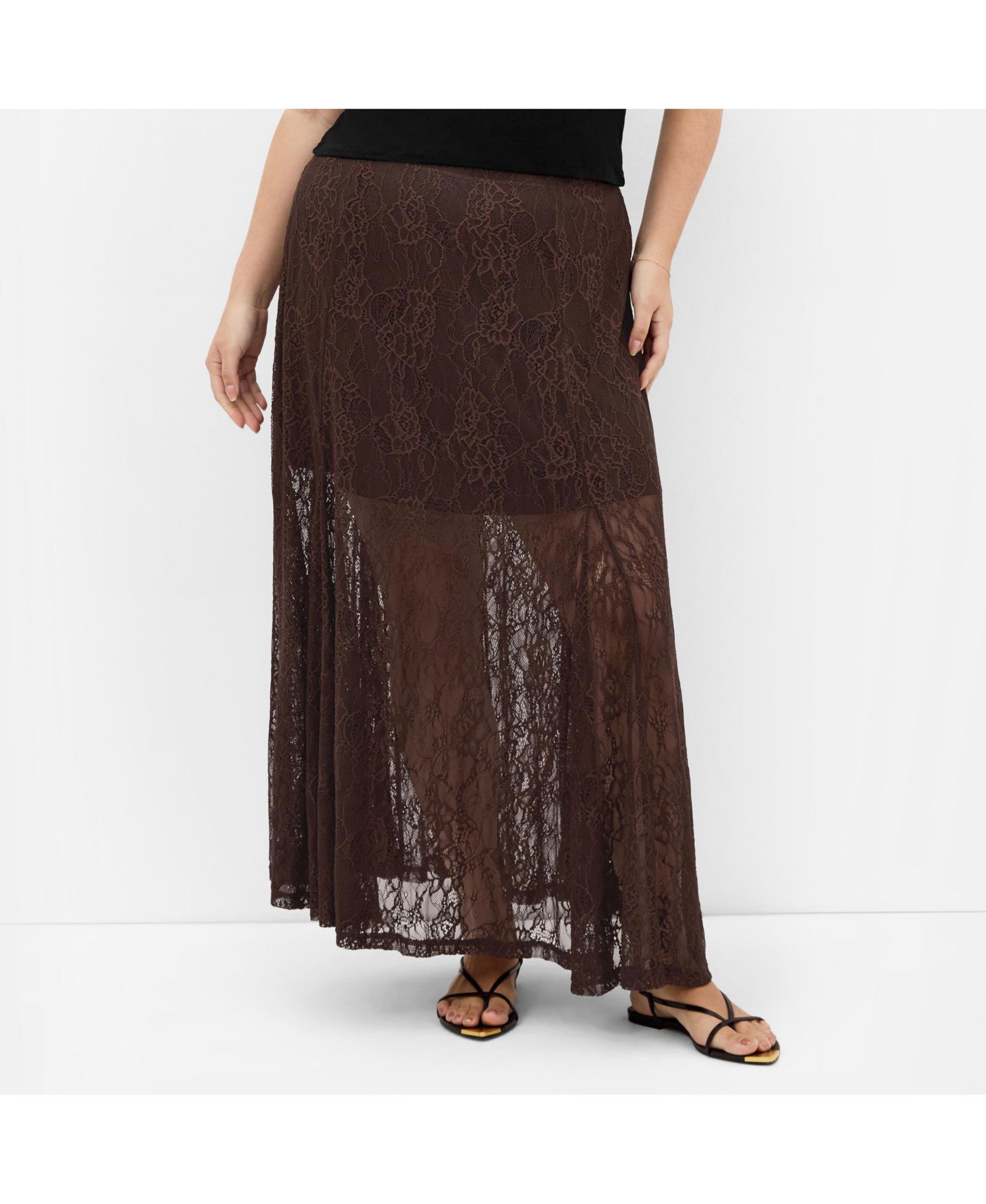 CITY CHIC Women's Lacey Maxi Skirt