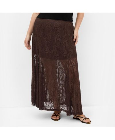 CITY CHIC Women's Lacey Maxi Skirt
