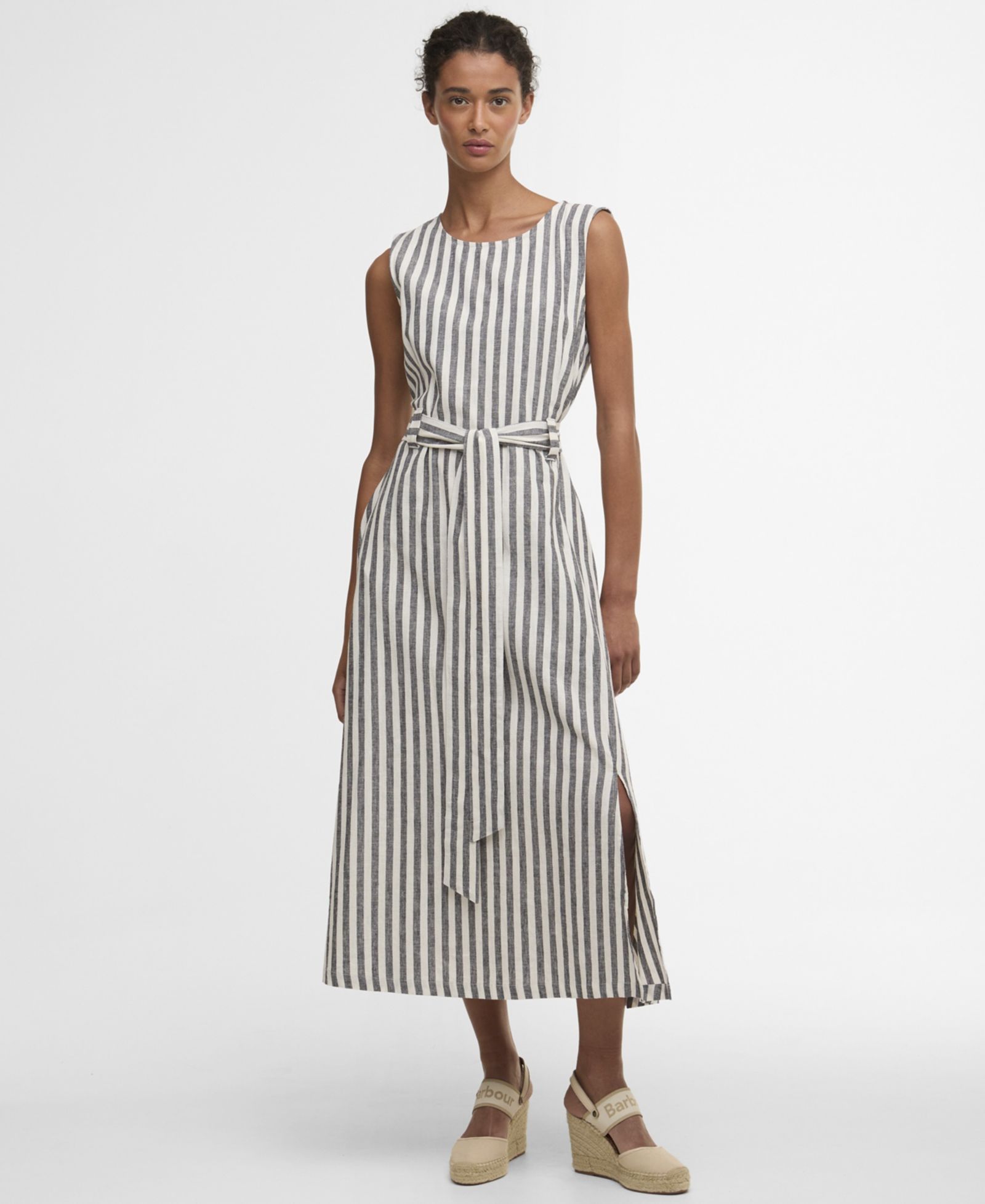 Женское платье Barbour Inez Sleeveless Striped Midi